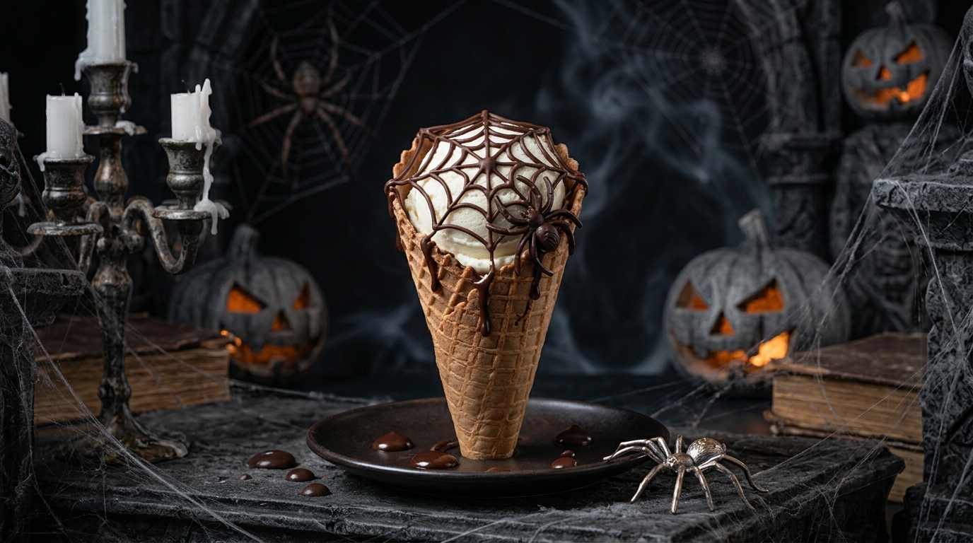 Spider web cone